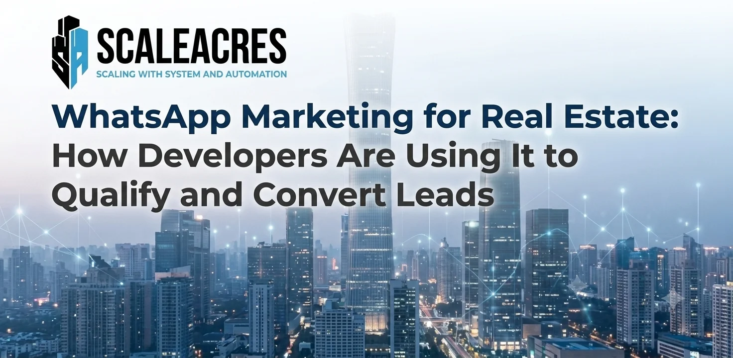 WhatsApp Marketing for Real Estate How Developers Are Using It to Qualify and Convert Leads