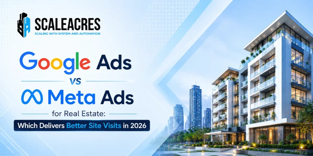 Google Ads vs Meta Ads for Real Estate: Which Delivers Better Site Visits in 2026