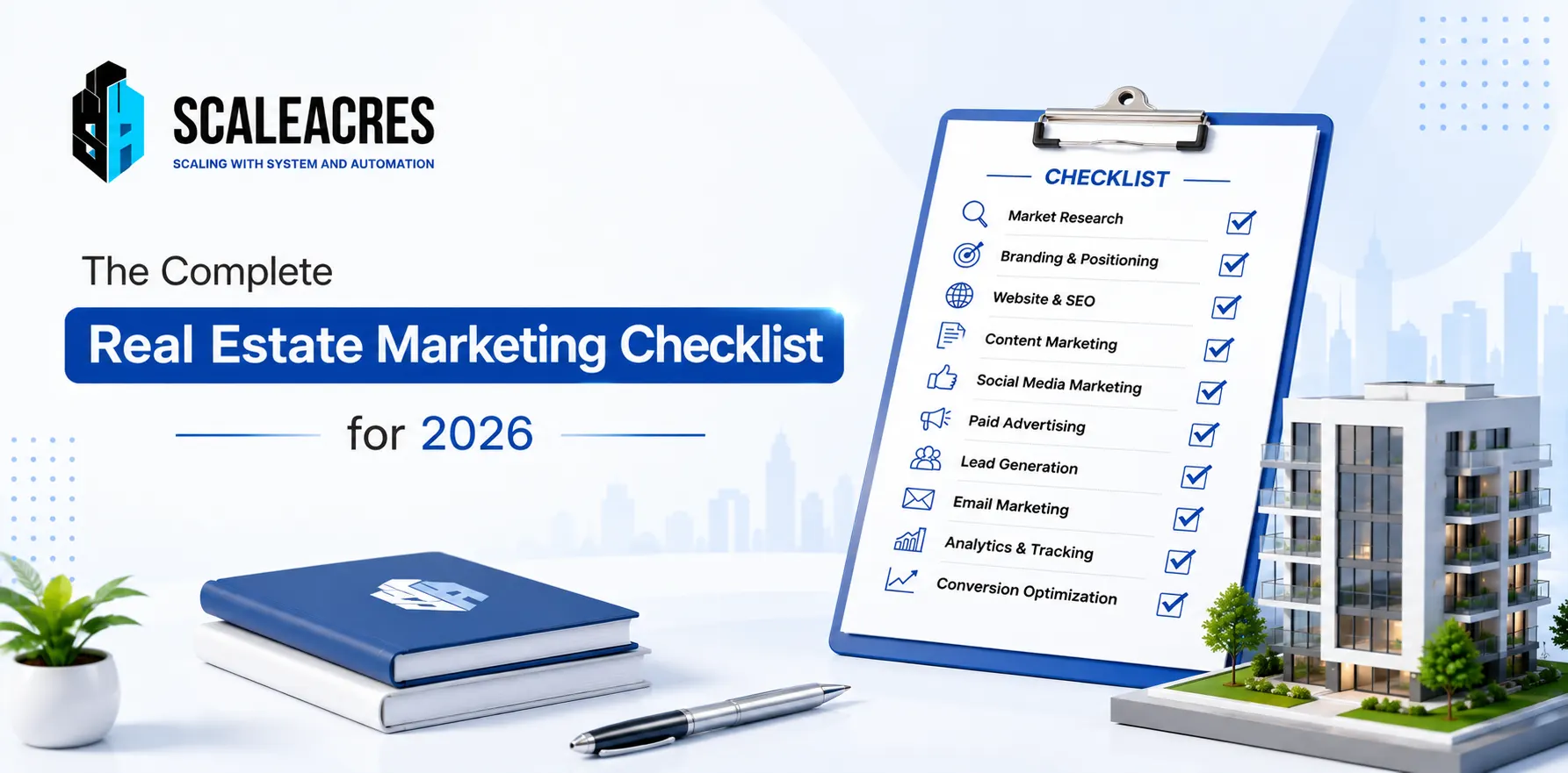 Real Estate marketing Checklist