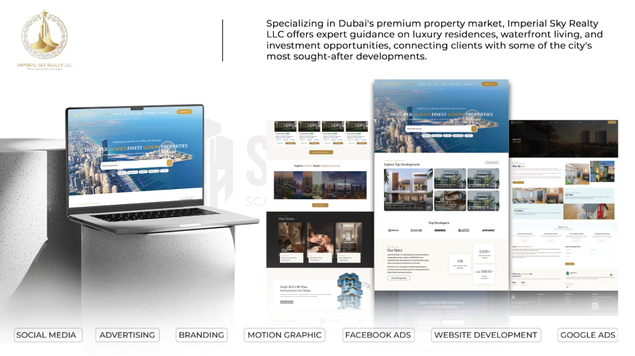 Luxury property marketing design