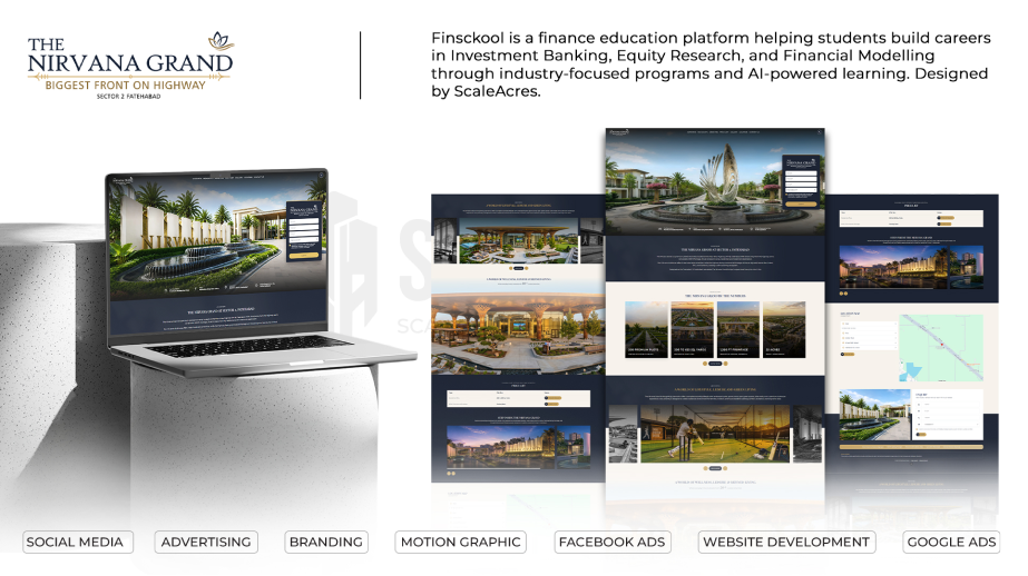 Digital marketing portfolio design