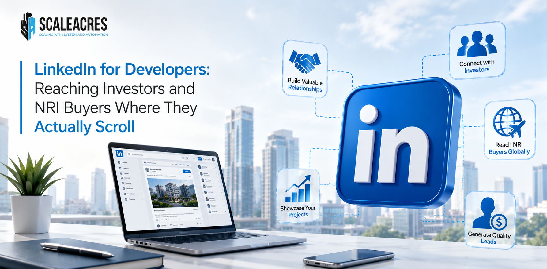 LinkedIn marketing for real estate developers
